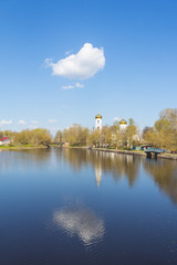The Tsna River in Vyshny Volochyok, Russia
