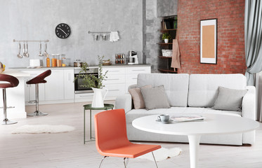 New modern kitchen interior