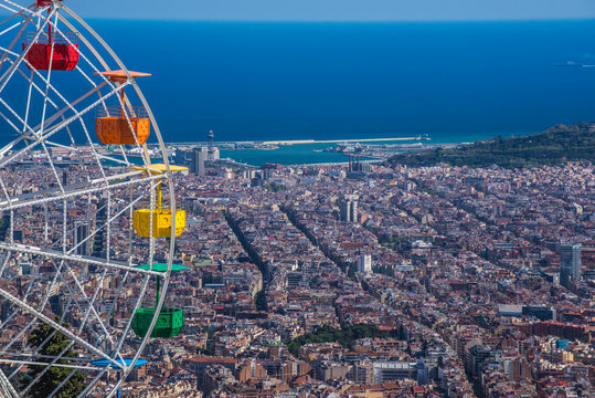 Barcelona, View From Tibidabo