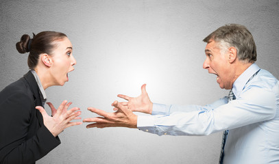 People having a discussion