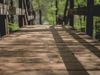 Wooden Stairway Path