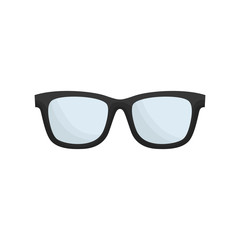 Fototapeta premium glasses icon over white background. vector illutration
