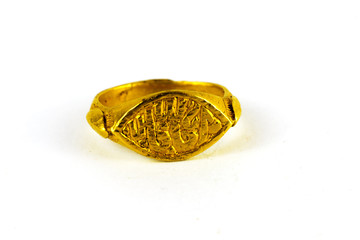 Arabic ring with the inscription: IN THE NAME OF ALLAH, 14-15 century, found in Ukraine