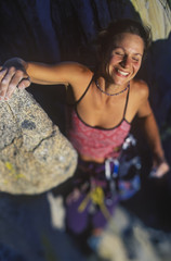 Climber on the edge.