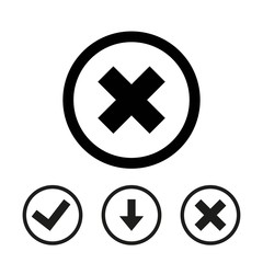 delete icon stock vector illustration flat design