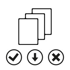 file icon stock vector illustration flat design