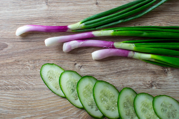 Bunch of green onions