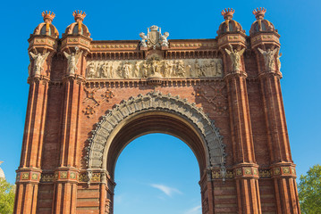 Arc de Triomf in Barcelona, Spain