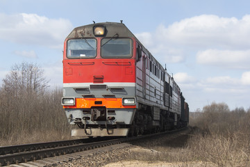 the red locomotive