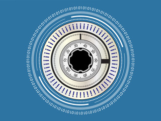 Cyber security concept