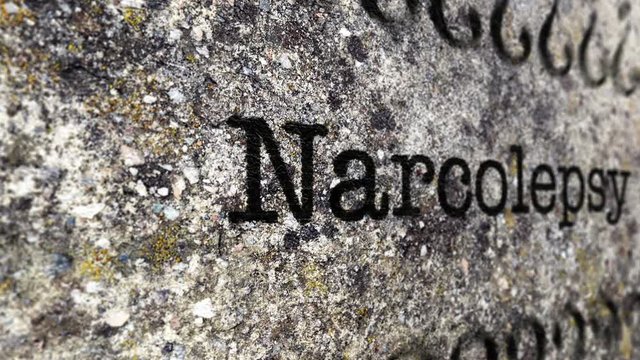 Narcolepsy grunge concept