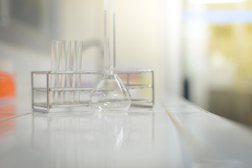 blurred glass tube equipment