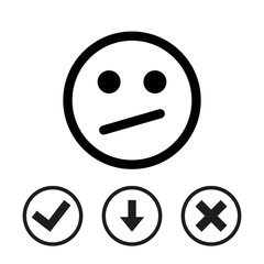 Smile icon stock vector illustration flat design