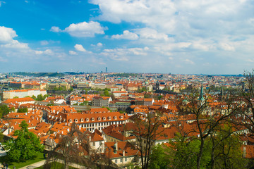 Prague seen from the fortress