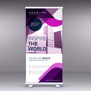awesome business roll up banner or standee design template