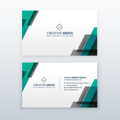Naklejka premium professional clean business card design