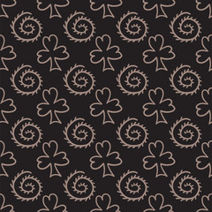 Cartoon doodles hand drawn style seamless pattern summer design wallpaper vector illustration.