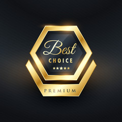 best choice badge and label vector design