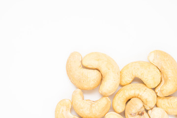 cashew nut isolated on white