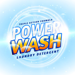 detergent and cleaning product packaging creative design concept
