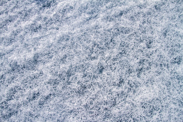 Texture of beautiful fairytale ice of the lake Baikal in the winter.