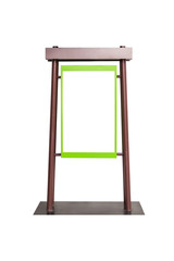 blank advertising billboard, isolated white background, clipping paths included