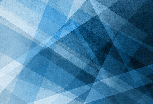 blue white and black layers in abstract background pattern with lines triangles and stripes in geometric design