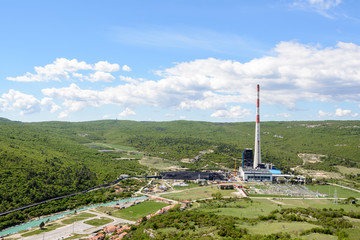 Fossil Fuel Coal Burning Electrical Power Plant © darioracane