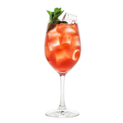 cocktail isolated on the white