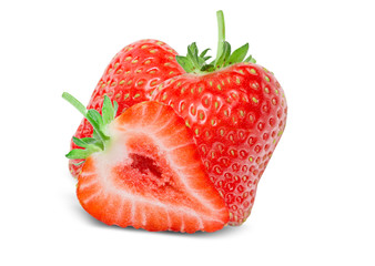 Strawberry isolated on white