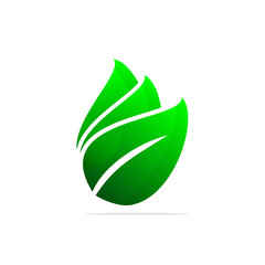 GREEN LEAF DESIGN ICON