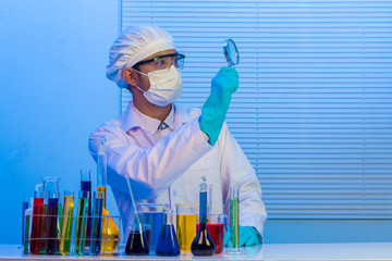 scientists working together at the laboratory