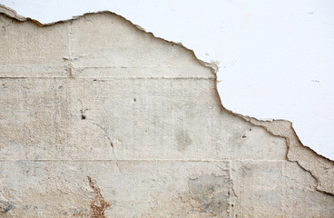 Damaged concrete wall background