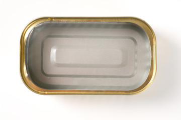 empty tin of sardines