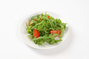 arugula and tomato salad