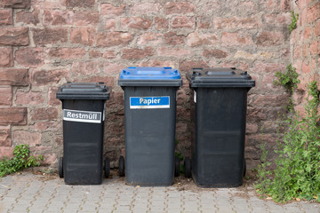 M&uuml;lltrennung und Recycling in Deutschland