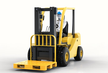 robot control forklift truck