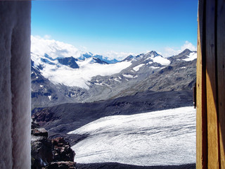 View of the elbrus from the opening
