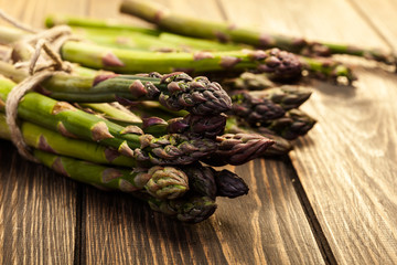 Bunch of fresh asparagus