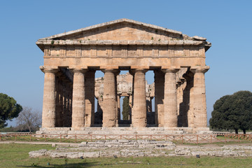 Temple of Paestum Archaeological site, Italy