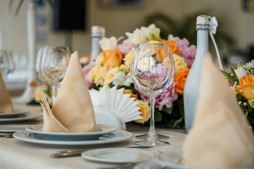 Amazing decoration of table