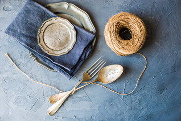 Vintage table setting