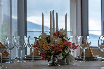 Amazing decoration of table