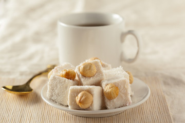 traditional eastern desserts on the table