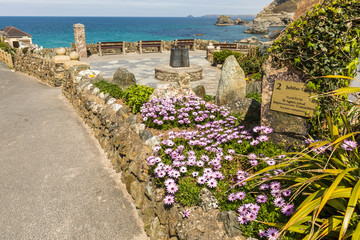 St Agnes Trevaunance Cove Jubilee gardens