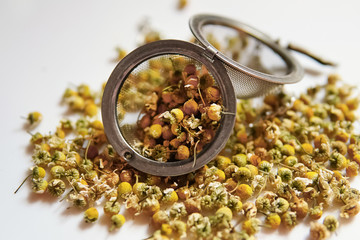 Dried csmomile flowers