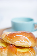 Good morning, Sweet breakfast . bedroom concept