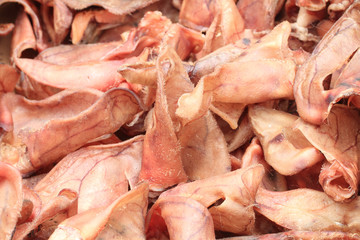 dried pigs ears