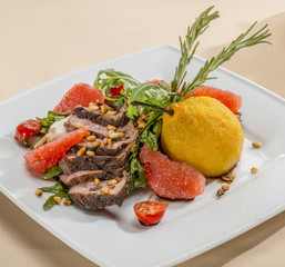 Tasty food on the table