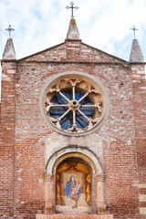 facade of Chiesa di San Zeno in Oratorio in Verona